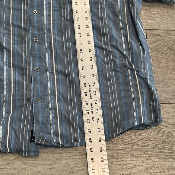 Kuhl Shirt Mens XXL 2Xl Blue Plaid Suncel Uv Protection Hiking Fishing Outdoors - Picture 4 of 6